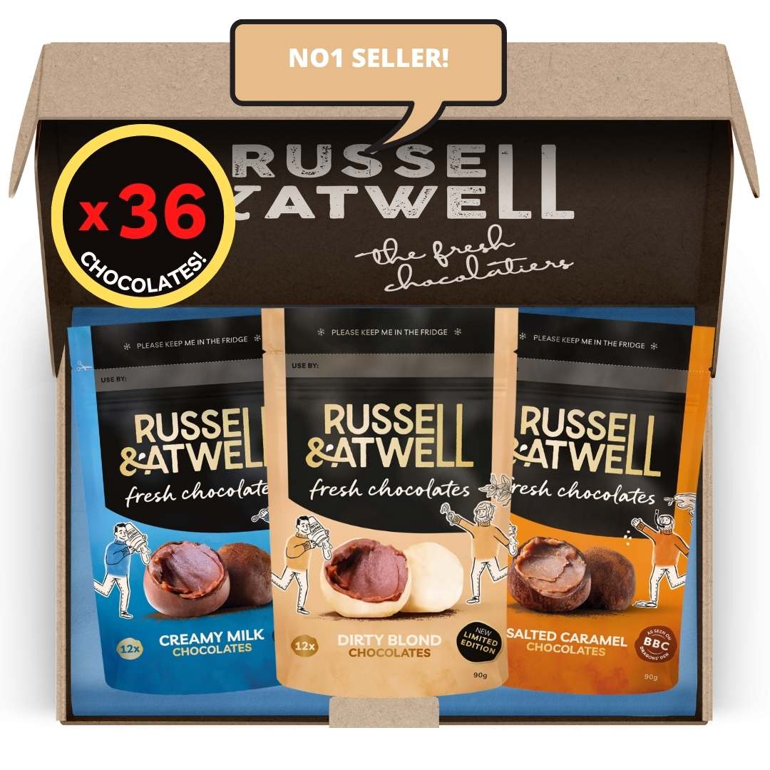 Blond Monty Fresh Chocolate 3 - Pack - Russell and Atwell