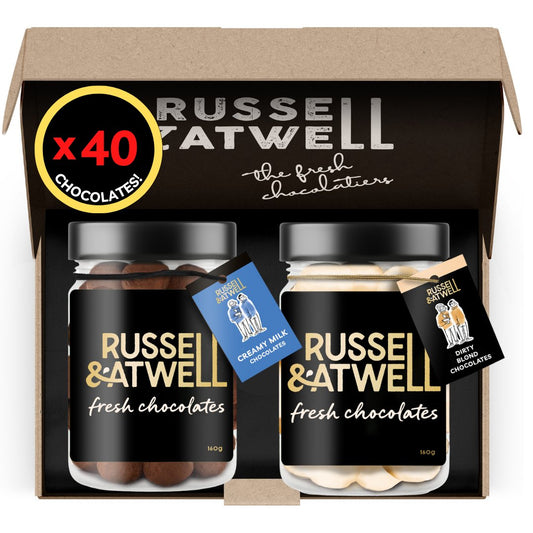 Creamy Milk & Dirty Blond 2 - Jar Box - Russell and Atwell