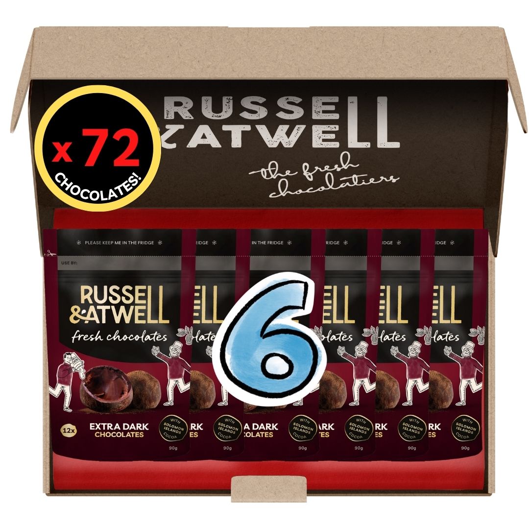 Extra Dark Santa 6 - Pack - Russell and Atwell