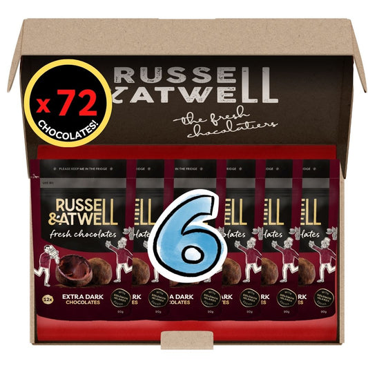 Extra Dark Santa 6 - Pack - Russell and Atwell