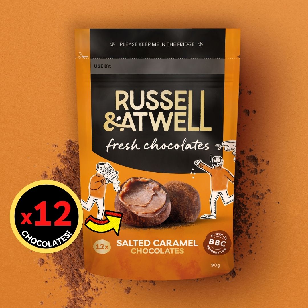 Festive Blond Monty Fresh Chocolate 3 - Pack - Russell and Atwell