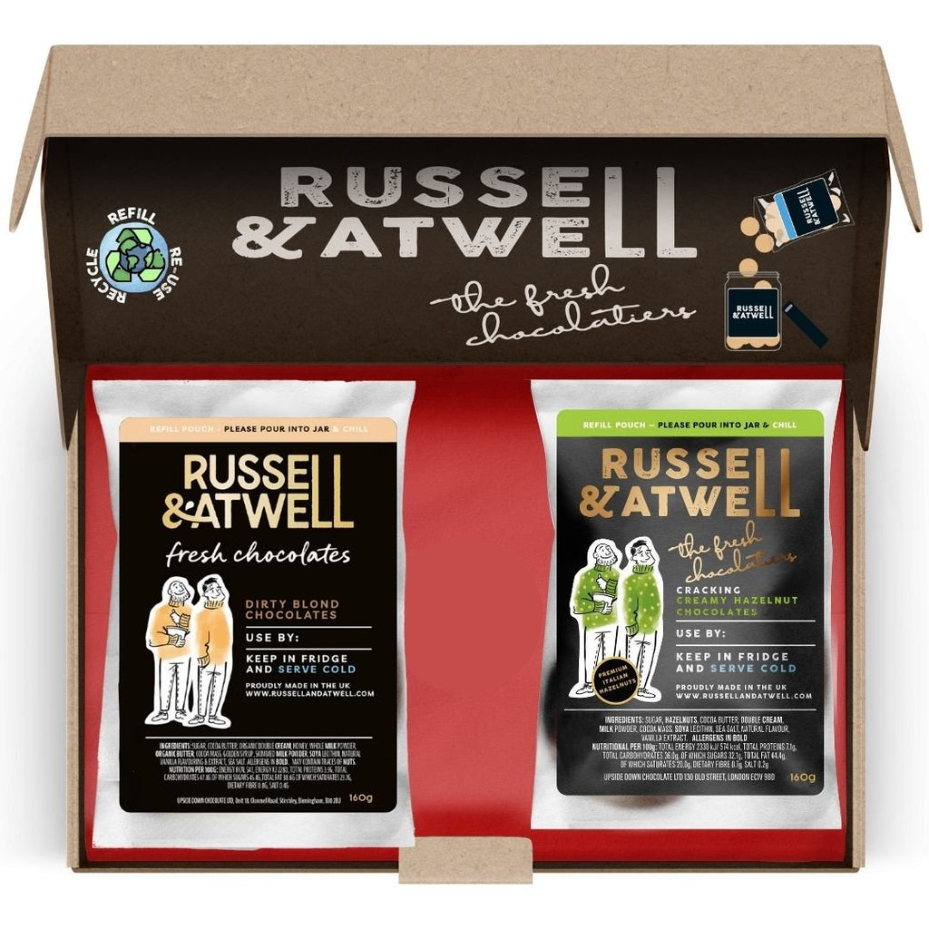 NEW Blond &. Hazelnut Fresh Chocolate Eco-Jar Refill - Russell and Atwell