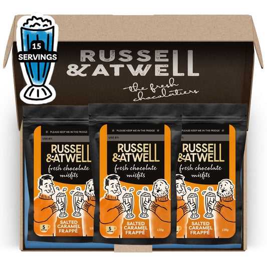 NEW Caramel Iced Frappé Misfits 3 - Pack - Russell and Atwell