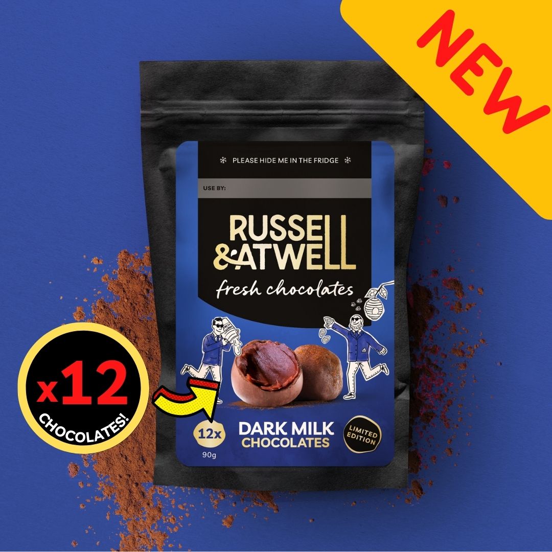 NEW Dark Milk Monty Fresh Chocolate 3 - Pack - Russell and Atwell