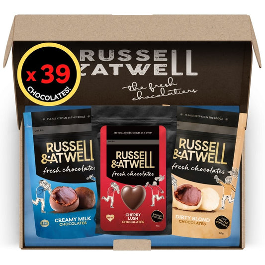 NEW Love Monty Fresh Chocolate 3 - Pack - Russell and Atwell