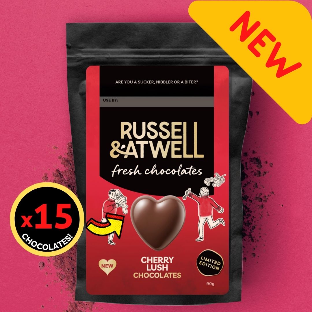 NEW Luxury Love Monty Fresh Chocolate 3 - Pack - Russell and Atwell