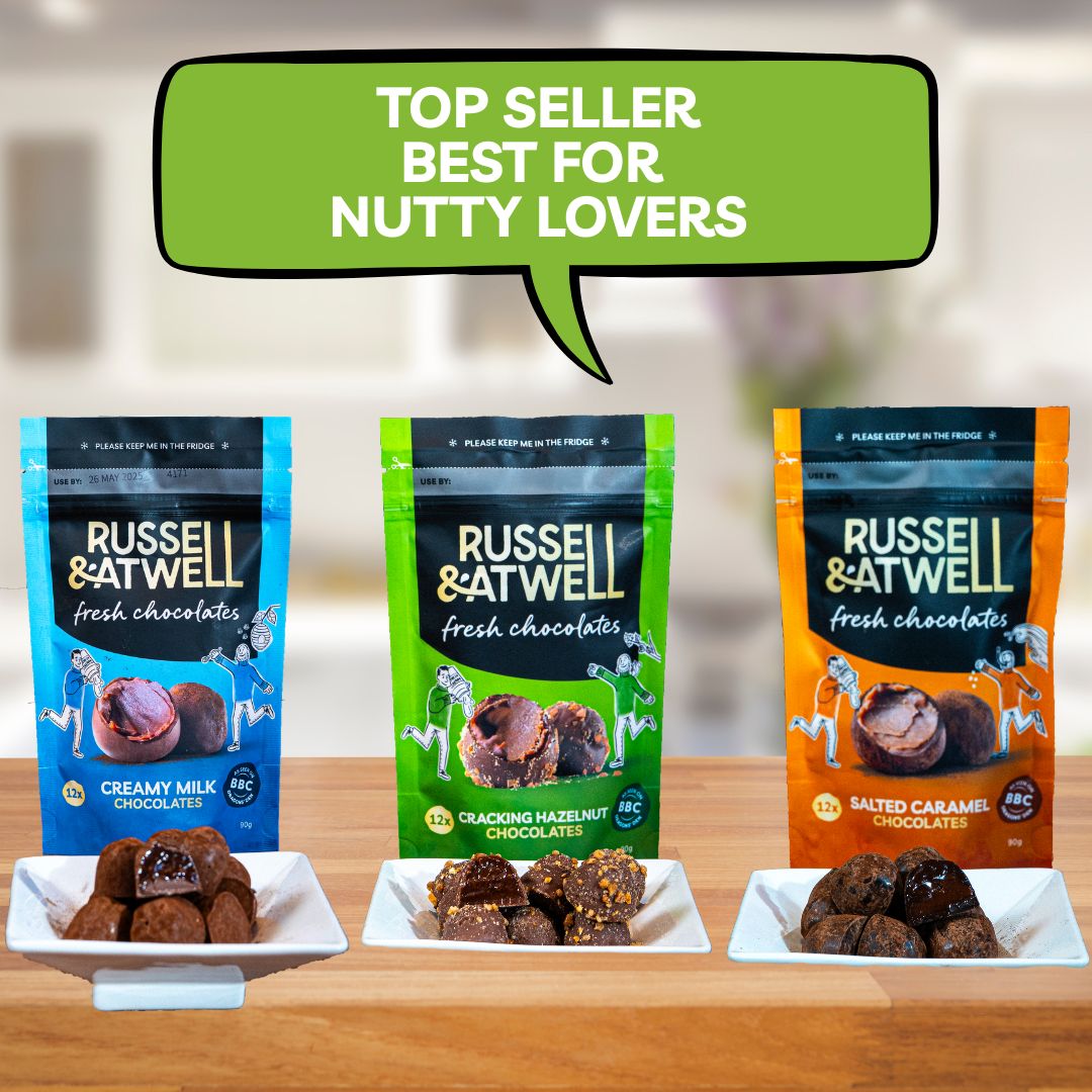 Nutty Monty Fresh Chocolate Starter Pack - Russell and Atwell