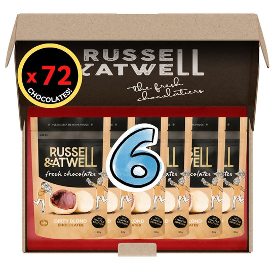 Santa 6 - Pack Dirty Blond - Russell and Atwell