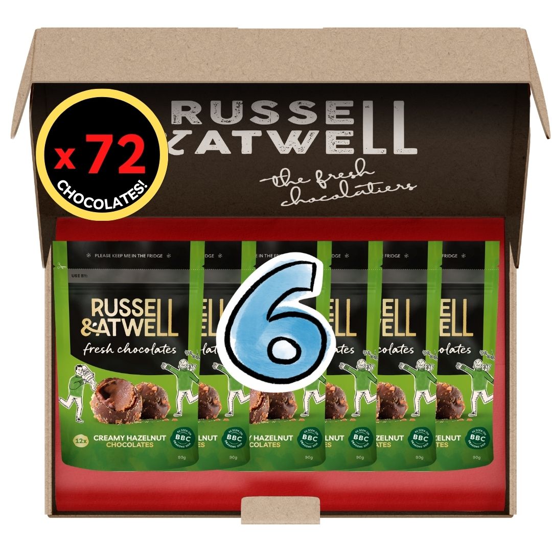 Santa Cracking Hazelnut 6 - Pack - Russell and Atwell