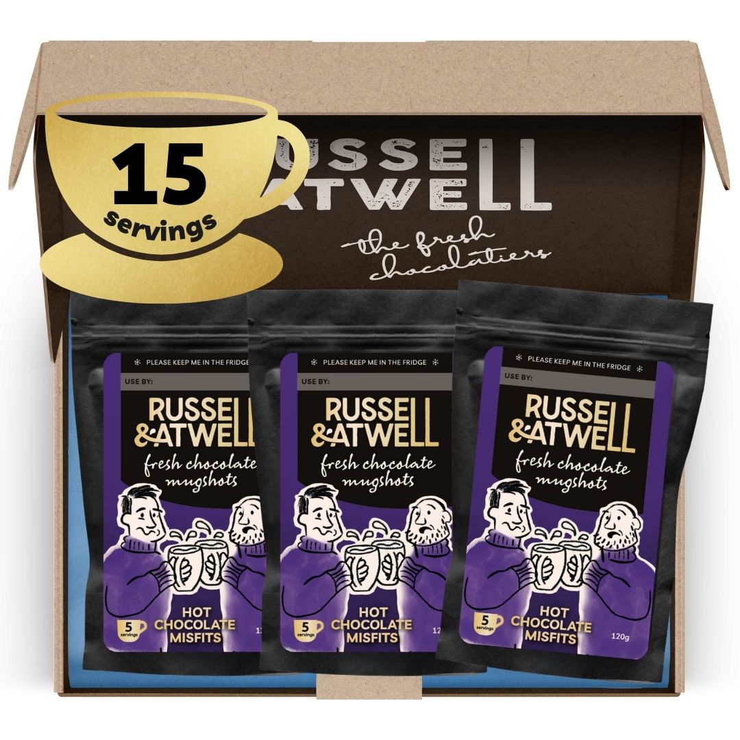 Smooth Dark Hot Chocolate Misfits Triple - Pack - Russell and Atwell