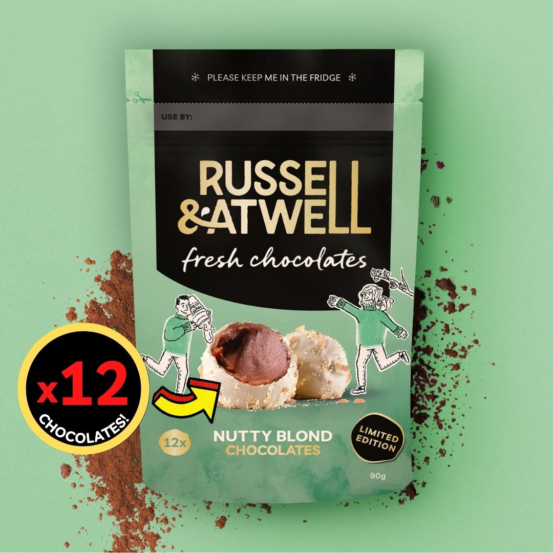 Ultimate Blond Monty Fresh Chocolate 3 - Pack - Russell and Atwell