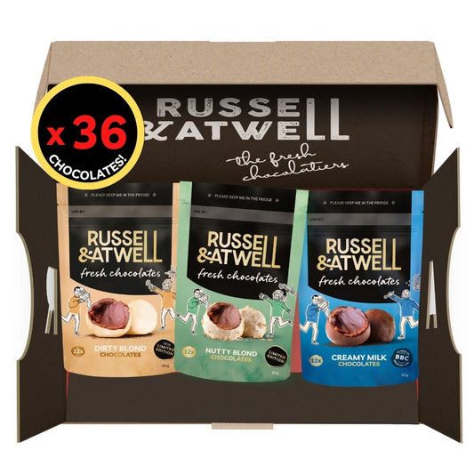 Ultimate Blond Monty Fresh Chocolate 3 - Pack - Russell and Atwell