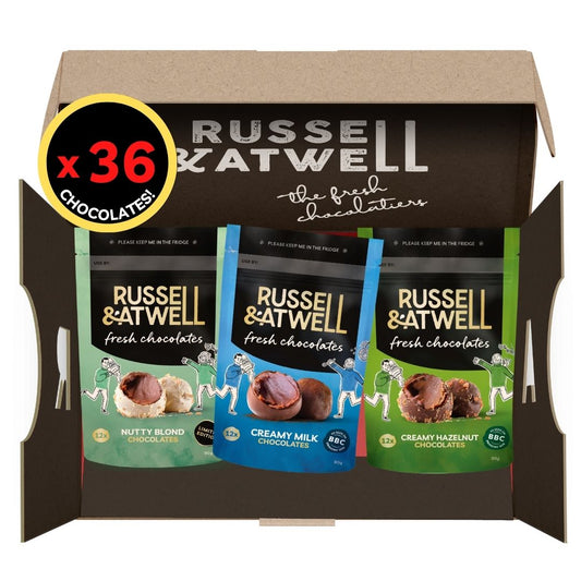 Ultimate Nutty Monty Fresh Chocolate 3 - Pack - Russell and Atwell